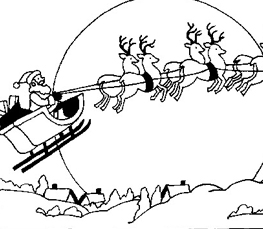 santa sleigh